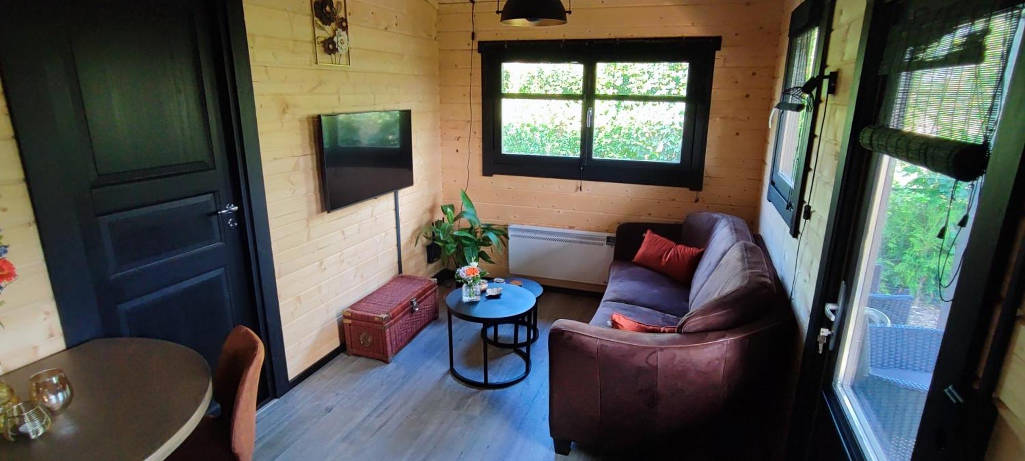Chalet In Het Groen Met Airco Drachtstercompagnie Exterior foto